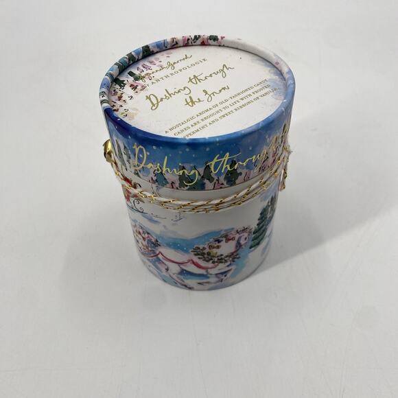 Anthropologie Dashing Through the Snow Candle NEW - Picture 2 of 7